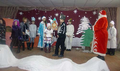 Новогоднее театрализованное представление в Бошинском поселенческом Доме культуры